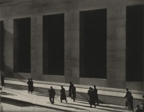 Wall Street by Paul Strand, photograph, 1915