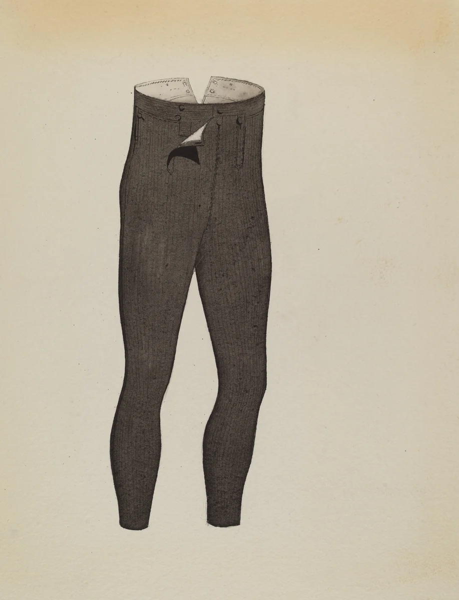 Trousers by Creighton Kay-Scott, index of american design, 1935-1942