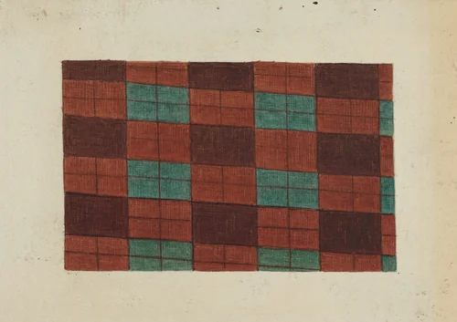 Printed Textile by Ralph M. Lewis, index of american design, 1938