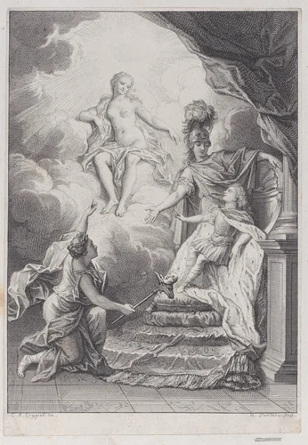 Frontispiece for "Fables Nouvelles" by Nicolas Henry Tardieu, print, 1719