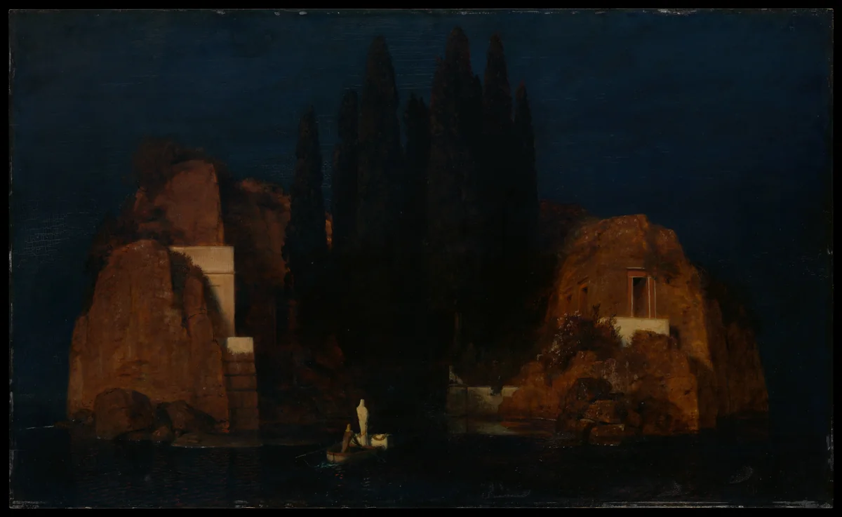 Island of the Dead by Arnold Böcklin, painting, 1880