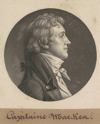 William MacRea by Charles B. J. Févret de Saint-Mémin, print, 1804