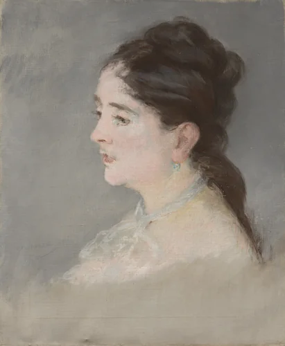Claire Campbell by Edouard Manet, drawing, 1876