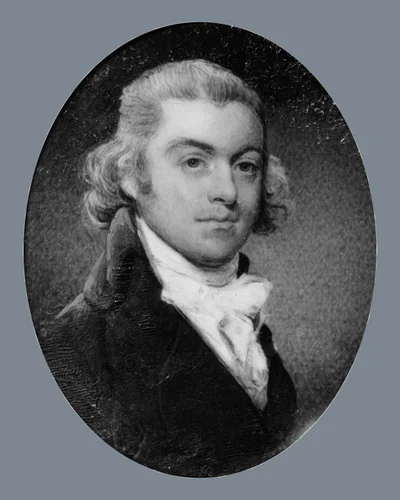 Portrait of a Gentleman by William Franks, artwork, 1792-1795