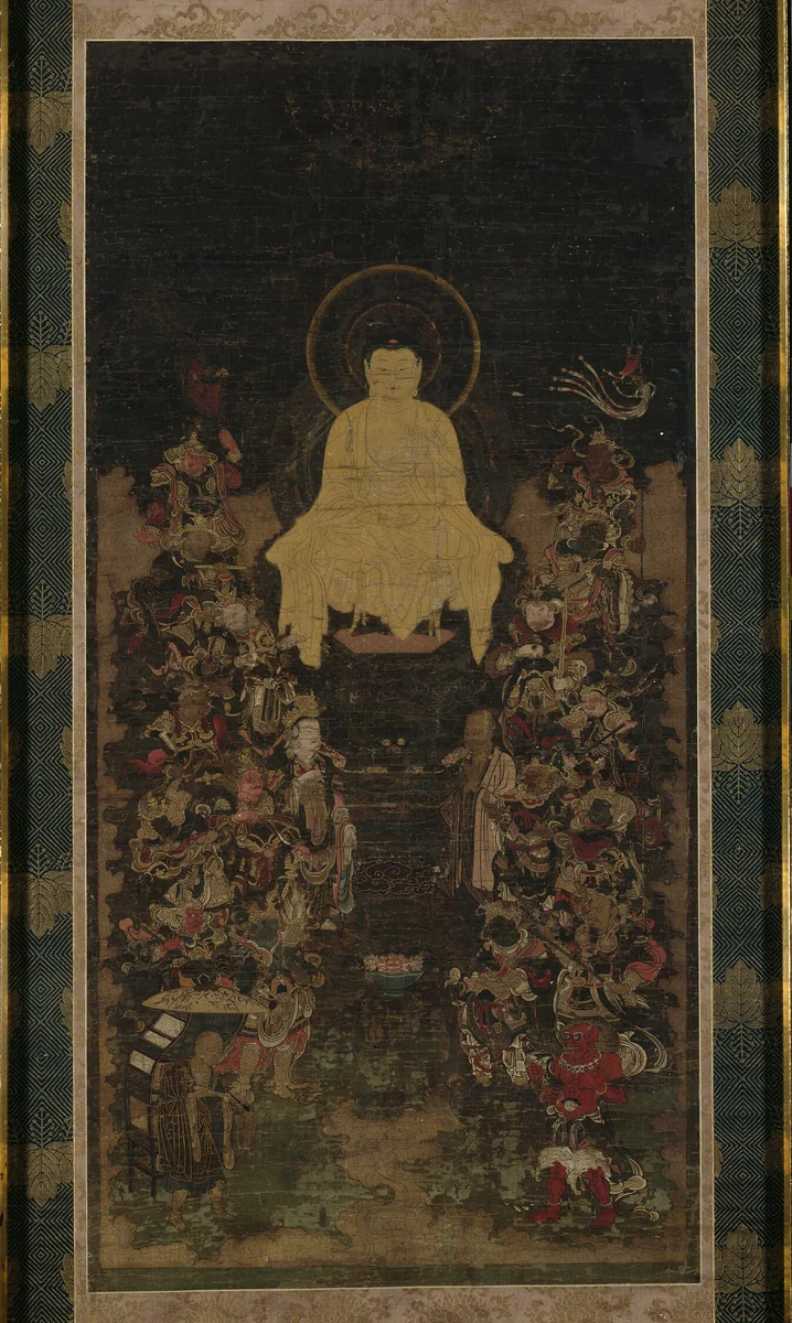 The Buddha Preaching the “Perfection of Wisdom” (Prajnaparamita) Sutra by Artist Unknown, other, 1300-1399