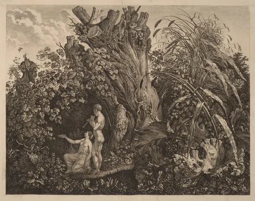 An Offering to Pan by Carl Wilhelm Kolbe, print, 1805-1815