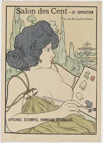 Salon des Cent - 42e exposition by Boutrou, design, 1899