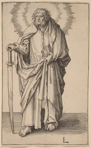 Saint Simon by Lucas van Leyden, print, 1510