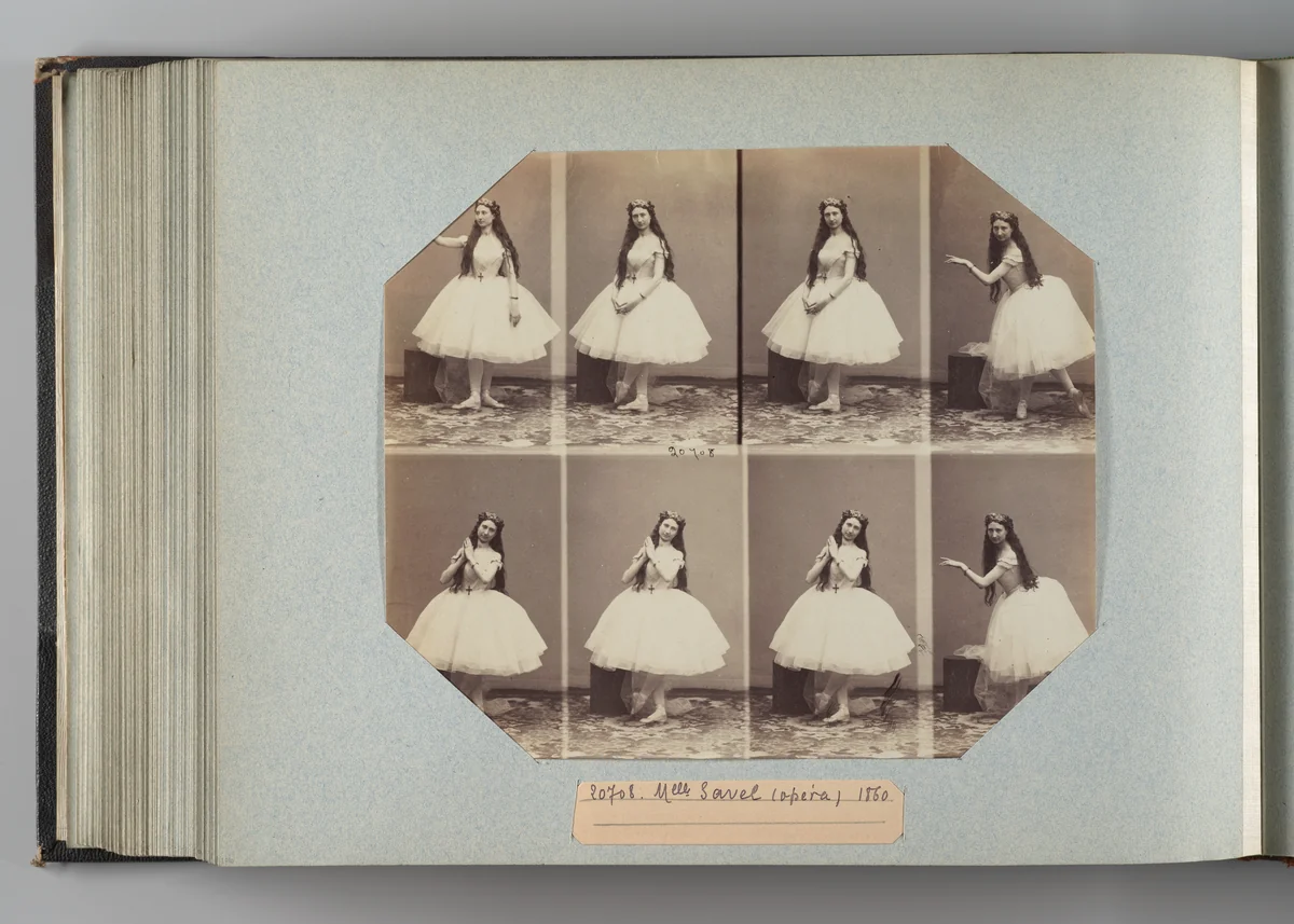 Mlle Savel by André Adolphe-Eugène Disdéri, photograph, 1860