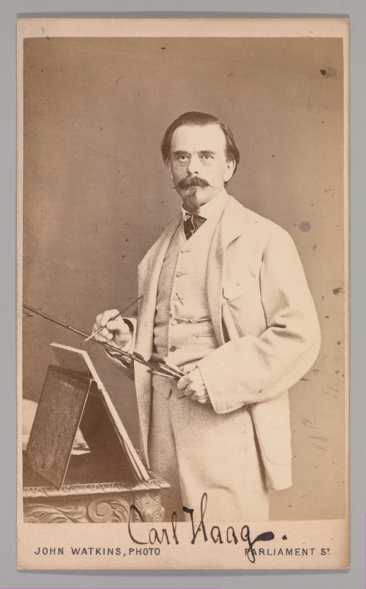 [Carl Haag] by John and Charles Watkins, photograph, 1860-1869