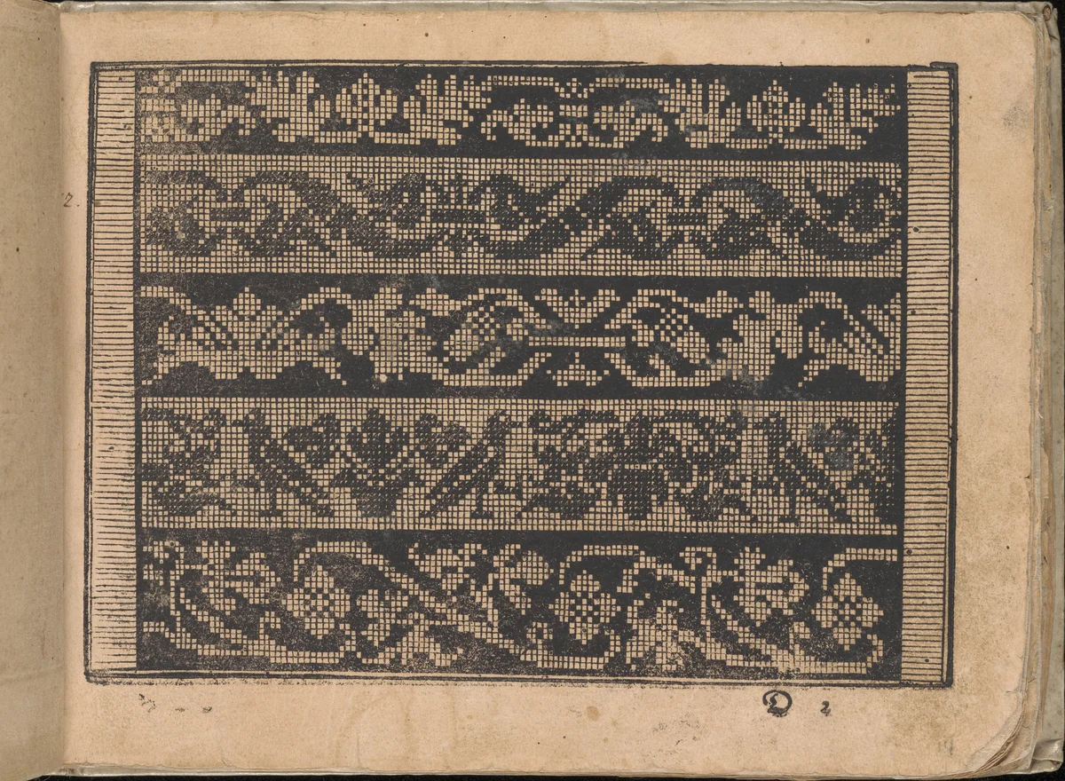 Neu künstlich Modelbuch (page 14r) by Bernhard Jobin, book, 1598