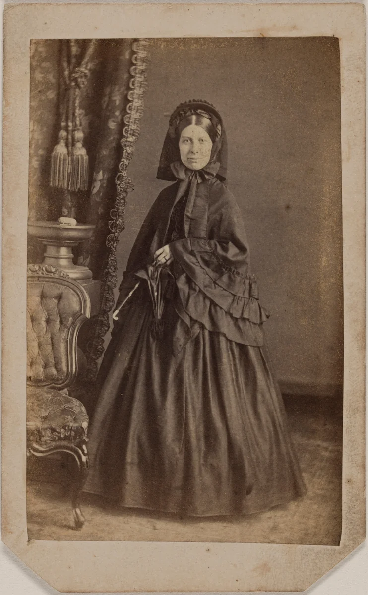 Portrait of a Woman by James Presley Ball, photograph, 1860-1869