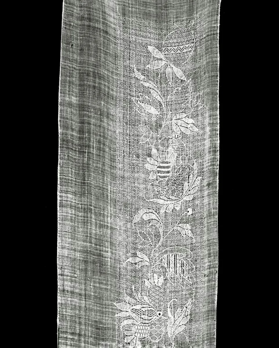 Border by France, textile, 1801-1900