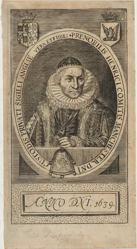 Henry Montagu, First Earl of Manchester by Frederik Hendrik van den Hove, print, 1639