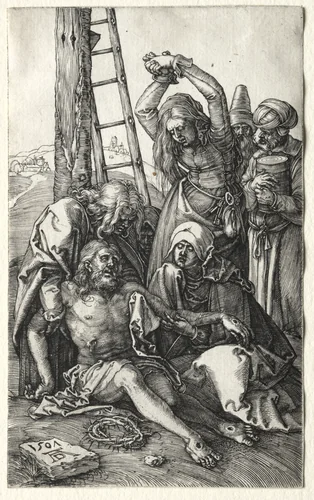 The Lamentation by Albrecht Dürer, print, 1504