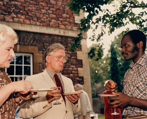 Royal Commonwealth Society "Function for a Summer Evening", Bristol by Martin Parr; Peter Frazier, photograph, 1987-1989