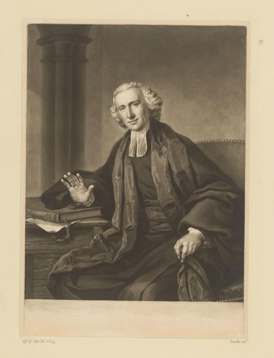 Portret van William Romaine by Richard Houston, print, 1731-1775