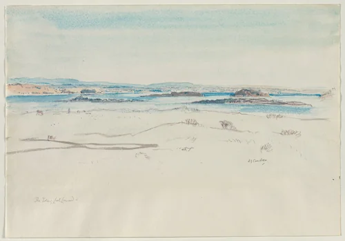 Isles of Loch Lomond by David Young Cameron, drawing, 1880-1938