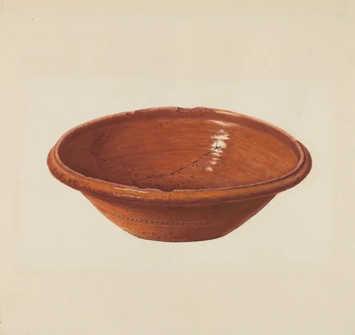 Bowl by Wilford H. Shurtliff, index of american design, 1939