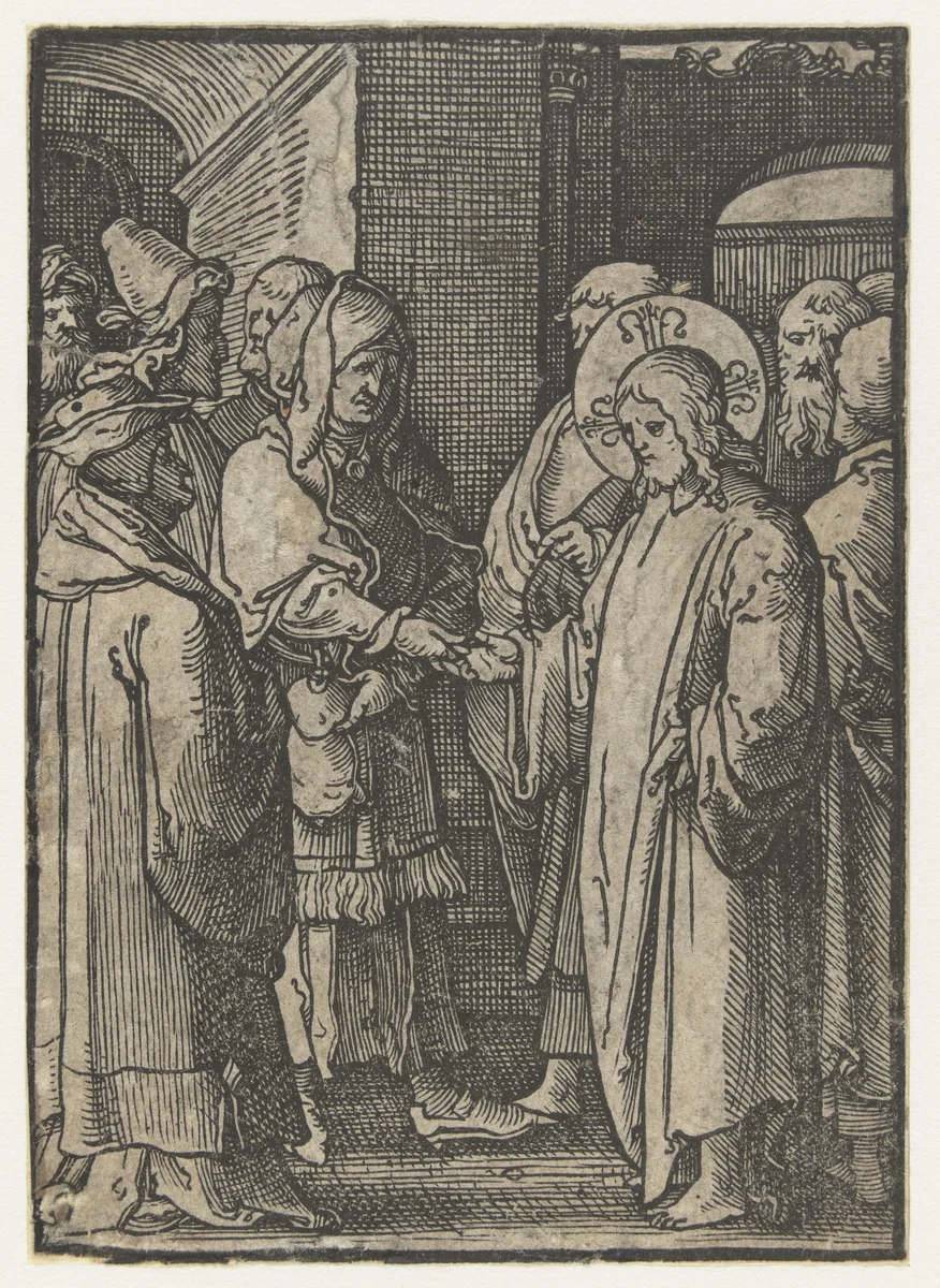 De strikvraag over de schatting by Unknown, print, 1518-1522