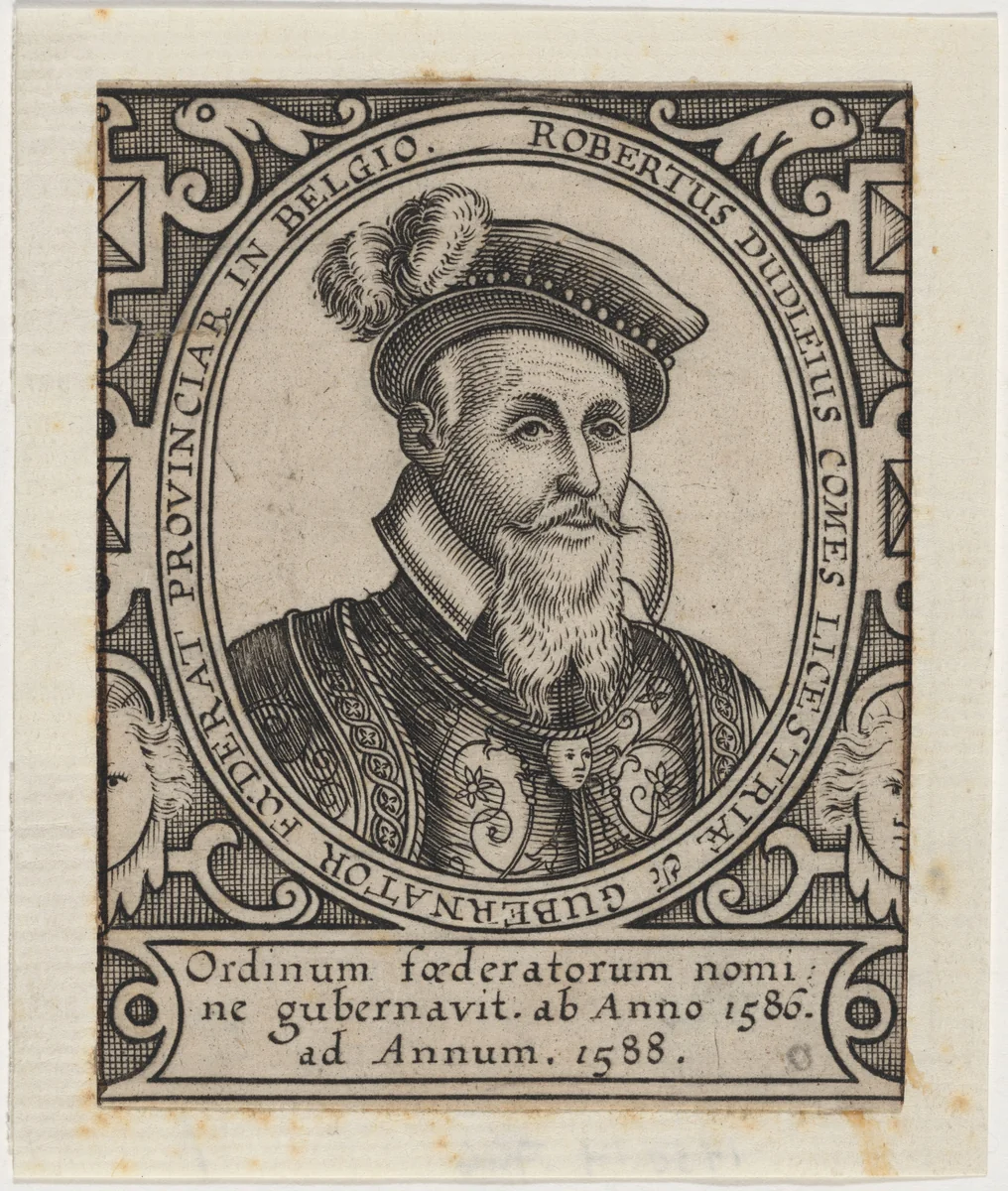 Robert Dudley, Earl of Leicester by Unknown 19th Century, print, 1800-1899