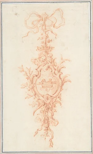 Design for a Trophy by René Charpentier, drawing, 1695-1723