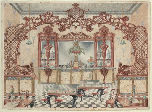 Soda Fountain by Hans Westendorff, index of american design, 1935-1942