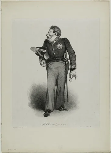 Mr. Choiseul, (called le Duc), plate 502 by Honoré-Victorin Daumier, print, 1835