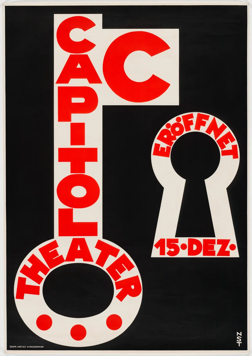 Capitol Theater C Eröffnet 15.Dez by Niklaus Stoecklin, design, 1928