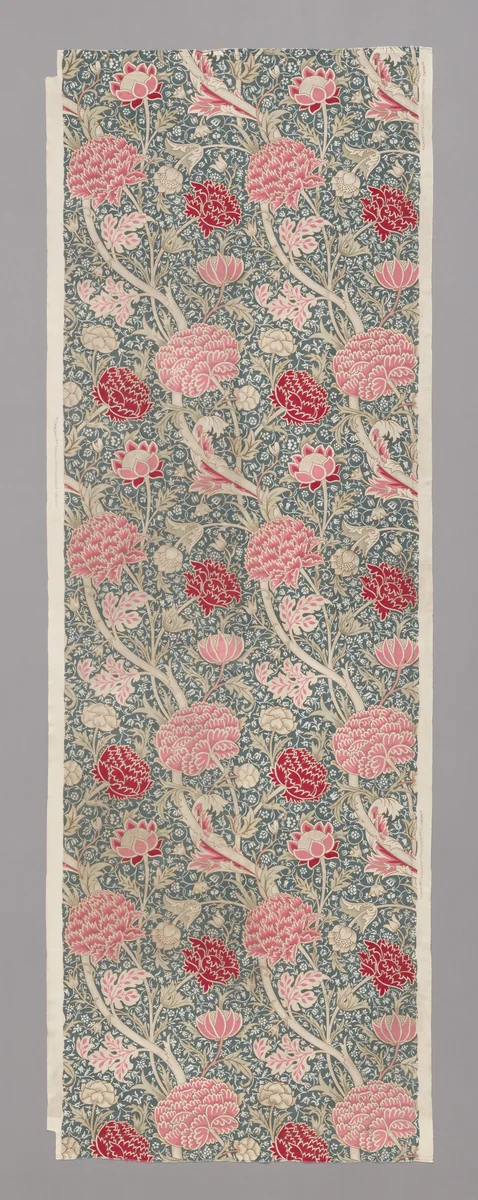 Cray by William Morris, textile, 1884