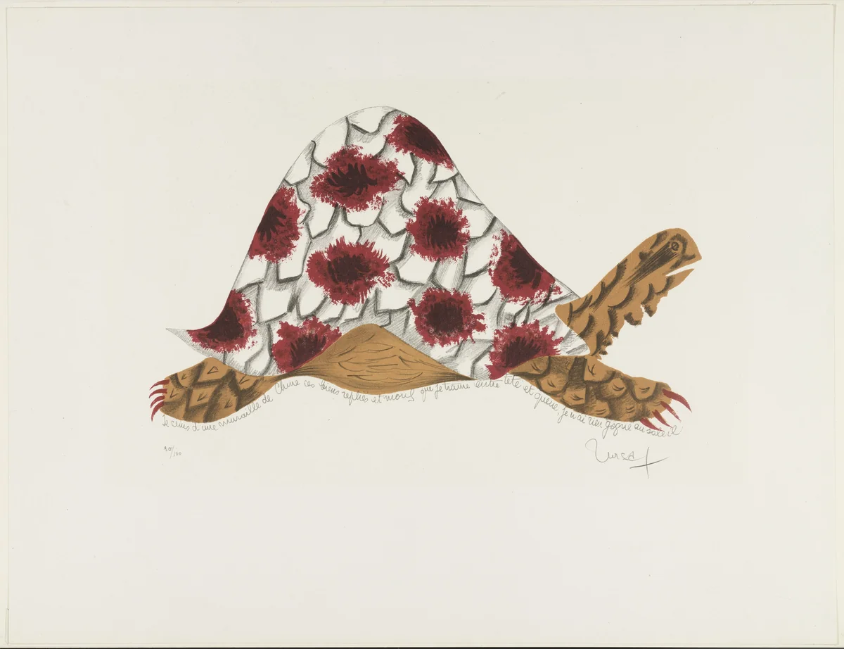 Tortoise by Jean Lurçat, print, 1907
