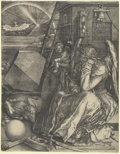 Melencolia I by Albrecht Dürer, print, 1514