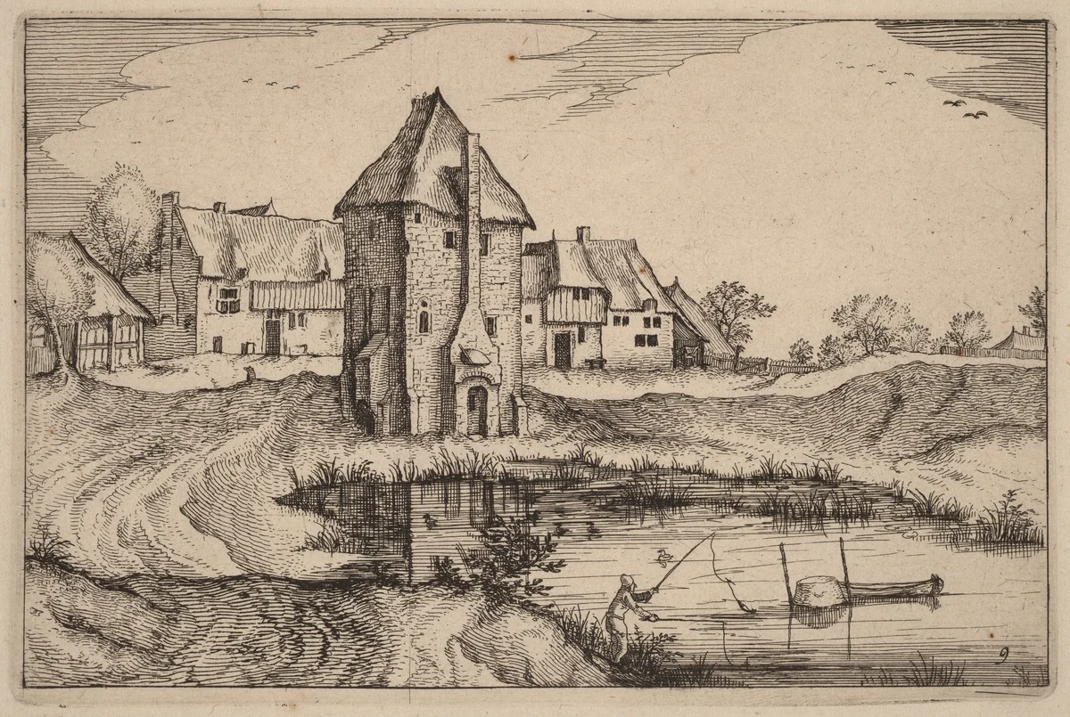The Pond by Claes Jansz Visscher, print, 1612