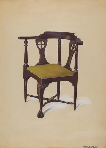 Roundabout Chair by Harold Smith, index of american design, 1936