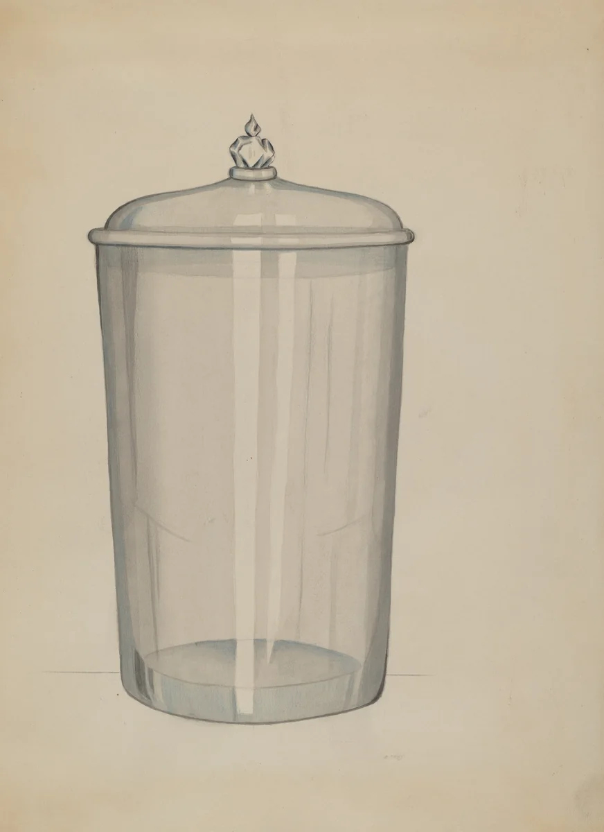 Sweet Meat Jar by Dorothy Posten, index of american design, 1936