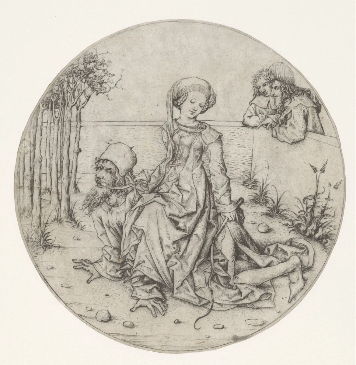 Untitled by Meester van het Amsterdamse Kabinet, print, 1483-1487