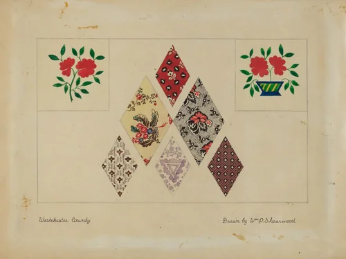 Printed Quilt Patterns by William P. Shearwood, index of american design, 1935-1942