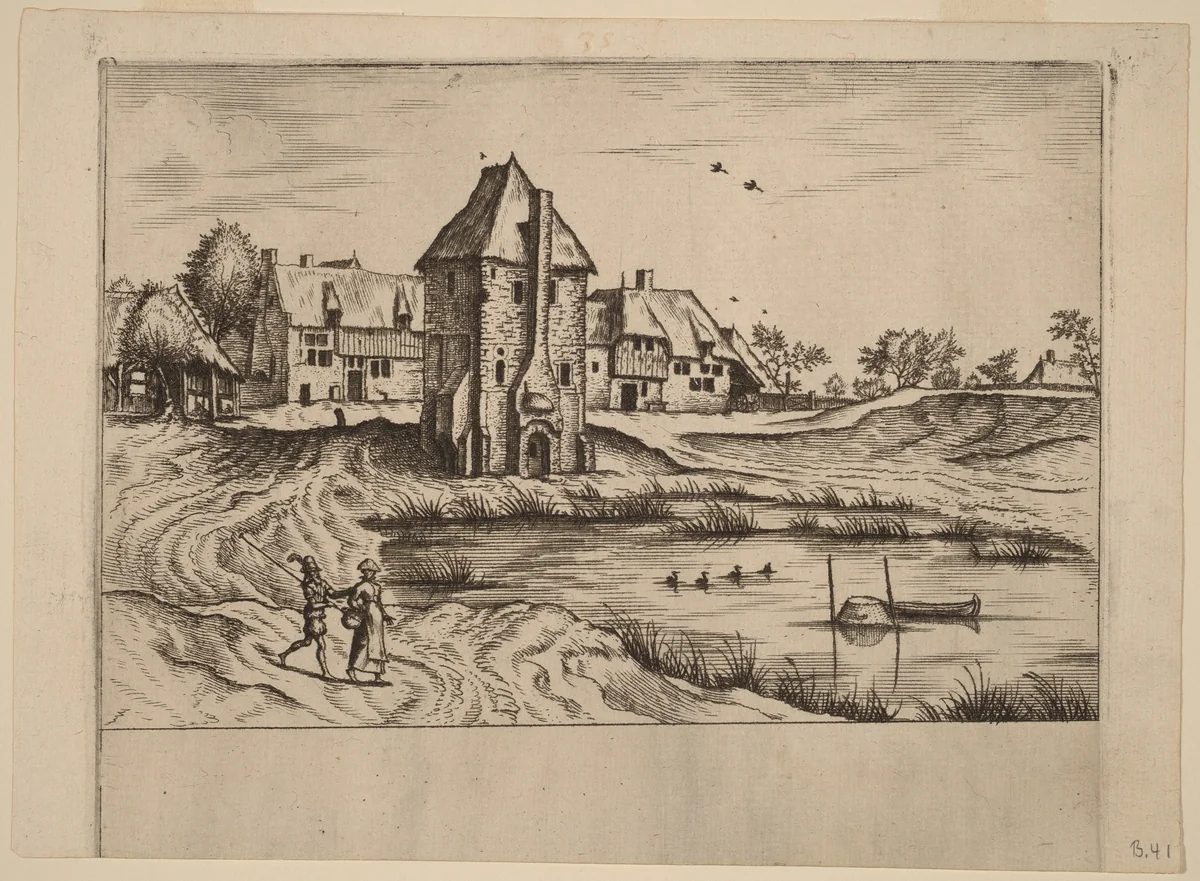 Farms by Lucas van Doetechum
Johannes van Doetechum the Elder
Master of the Small Landscapes, print, 1559-1561