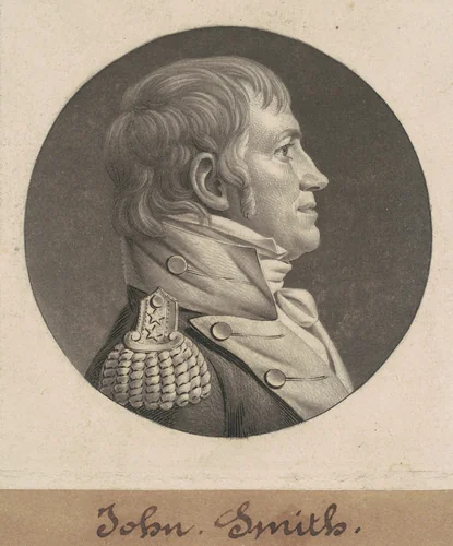 John Smith by Charles B. J. Févret de Saint-Mémin, print, 1806