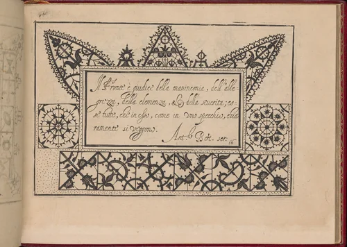Ghirlanda: Di sei vaghi fiori scielti da piu famosi Giardini d'Italia, page 24 (recto) by Pietro Paulo Tozzi, book, 1604