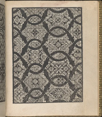 Giardineto novo di punti tagliati et gropposi per exercitio & ornamento delle donne (Venice 1554), page 20 (recto) by Matteo Pagano, book, 1554