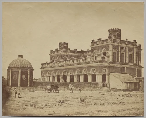 The Musabagh by Felice A. Beato, photograph, 1858