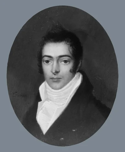 Portrait of a Gentleman by Louis Francis DePaul Binsse, artwork, 1805-1815