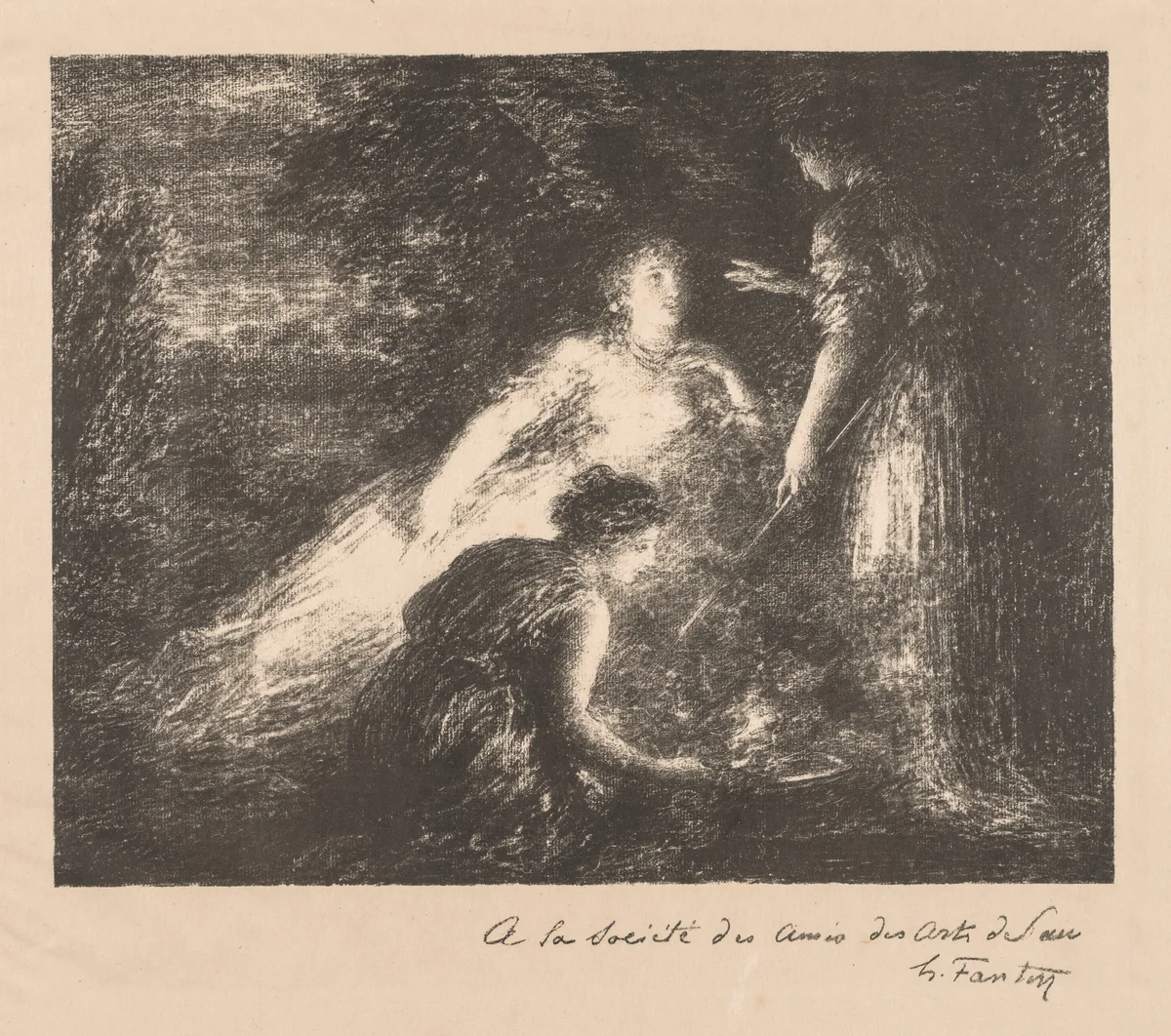 Witchcraft by Henri Fantin-Latour, print, 1899