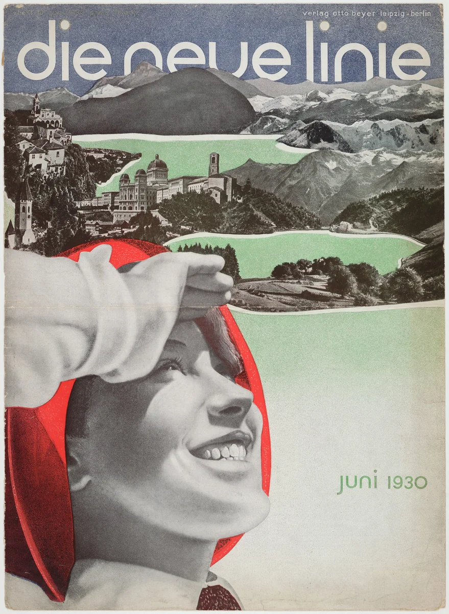 Die neue Linie, Juni 1930 by László Moholy-Nagy, design, 1930