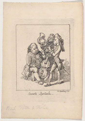 Concerto Spirituale by Henry William Bunbury, print, 1798-1808