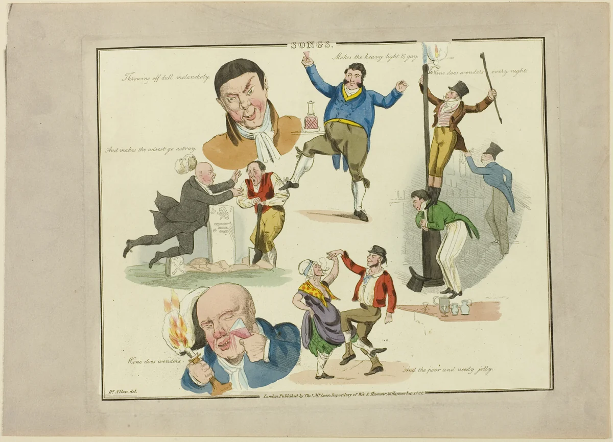 Plate from Illustrations to Popular Songs by Henry Alken, print, 1822