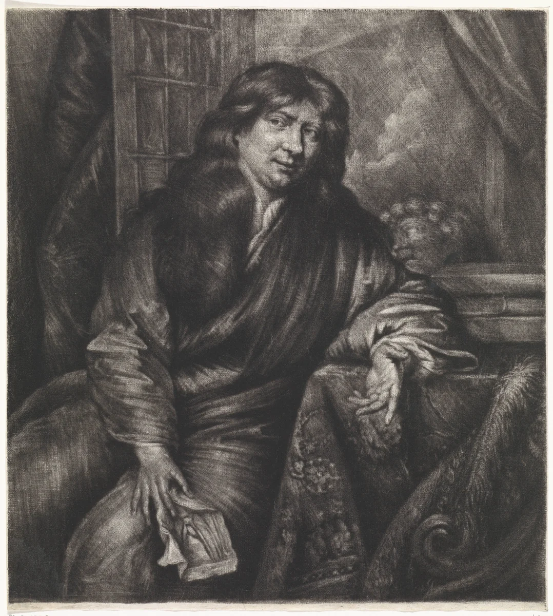 Portret van Cornelis van Solingen by Johann Friedrich Bodecker, print, 1670-1727