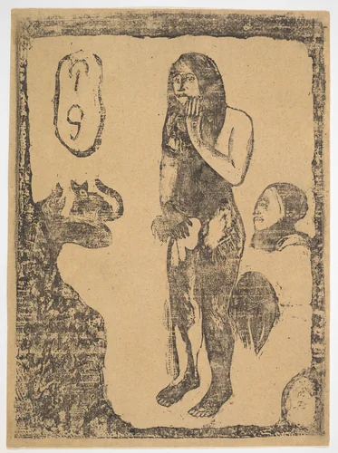 Eve by Paul Gauguin, print, 1898-1899