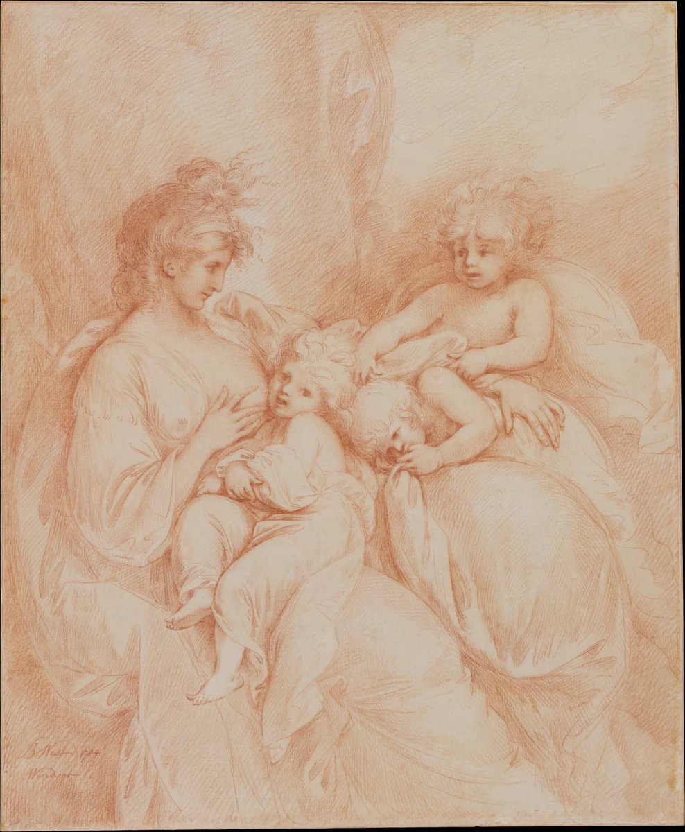 Maternity by Benjamin West, artwork, 1784